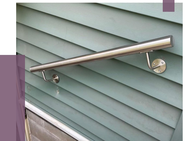 Поручни из нержавеющей стали в Подольске от 7814 руб.  | ПРОЛЁТ-Пдл